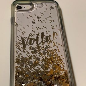 Kate Spade iPhone 7 Voila glitter case